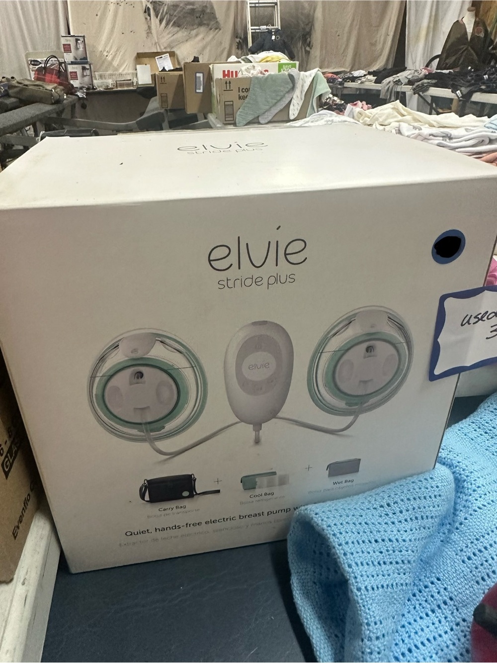 Elvie Stride Plus - White/Teal